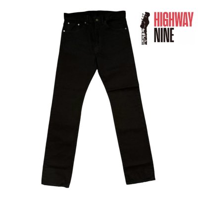 画像1: HIGHWAY NINEハイウェイナイン　ST RED LINE STRAIGHT  BLACK