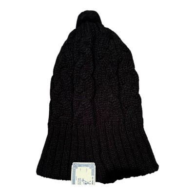 画像3: THE H.W.DOG&CO BIG CABLE KNIT CAP  BLACK 