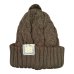 画像2: THE H.W.DOG&CO BIG CABLE KNIT CAP  BROWN (2)