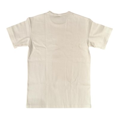 画像2: HIGHWAY NINE　ハイウェイナイン　C-NECK RIB　S/S　Tee　WHITE