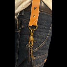 他の写真1: FULL COUNT フルカウント　SADLE LEATHER KEY HOLDER　　キーホルダー