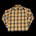 画像2: FULL COUNTフルカウント ORIGINAL COTTON CHECK FLANNEL OPEN COLLAR SHIRTS  (2)