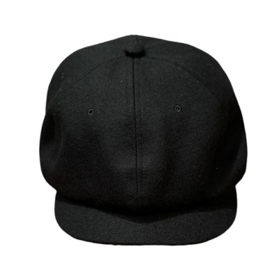 画像1: THE H.W.DOG&CO WOOL NEWSPAPER CAP ウールニュースペーパーキャップ　　BLACK