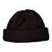 画像2: THE H.W.DOG&CO 3ROLL KNIT CAP  BLACK  ORANGE BROWN (2)