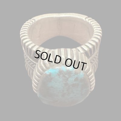 画像2: INDIANJEWELRY Ron Bedonie　ロン・ベドニー　turquoise　ring　　ターコイズリング