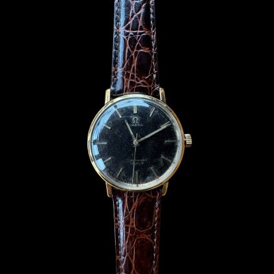 画像2: VINTAGE　OMEGA　SEA MASTER　DEVILLE　ブラウン文字盤　腕時計