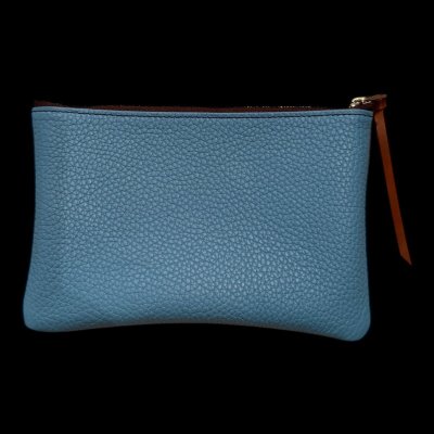 画像2: ITUAIS(イトゥアイス）qualquer coisa pouch  コケコイザポーチ　　Taurillon Lagun (トリオンラグーン）