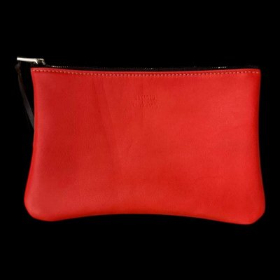 画像2: ITUAIS(イトゥアイス）qualquer coisa pouch  コケコイザポーチ　　SWIFT　LEATHER　２トーンカラー