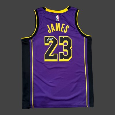 画像1: LAKERS　ロサンゼルス　レイカーズ　ステートメントエデュション　レブロン・ジェームズ　ユニフォーム　L