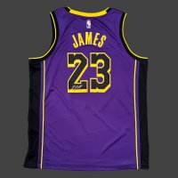 LAKERS　ロサンゼルス　レイカーズ　ステートメントエデュション　レブロン・ジェームズ　ユニフォーム