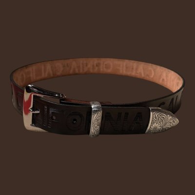 画像1: MADE IN U.S.A. SERGIO LEATHER  BELT  アメリカ製　セルジオレザーベルト