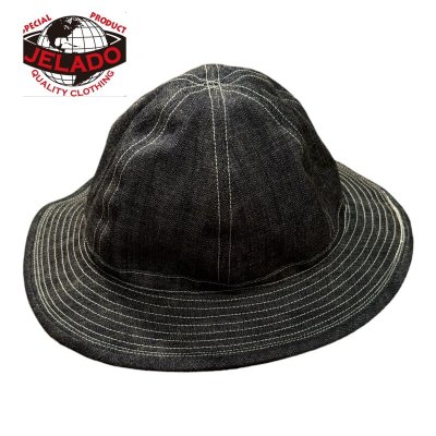 画像1: JELAD ジェラード CM37 DENIM　Army Hat 