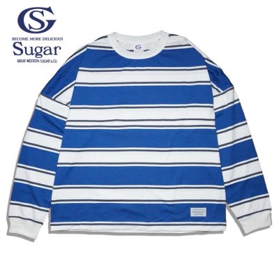 画像1: 「Sugar & Co.」 border　L/S Tee シュガーアンドカンパニー Stacy Stripe Jersey Tシャツ