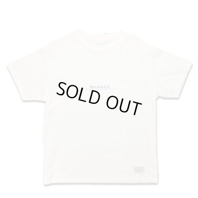 画像1: 「Sugar & Co.」Drop ＷＨＩＴＥ　S/S Tee シュガーアンドカンパニー ドロップ Tシャツロゴホワイト