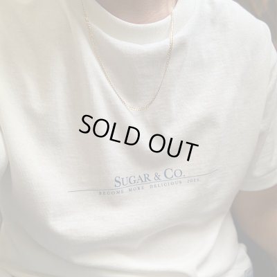 画像4: 「Sugar & Co.」Drop ＷＨＩＴＥ　S/S Tee シュガーアンドカンパニー ドロップ Tシャツロゴホワイト