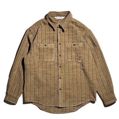 画像1: Sugar&Co   (シュガーアンドコー）Moleskin Stripe drop shirt