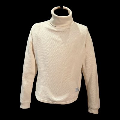 画像1: Turtleneck thermal タートルネックサーマル  OFF WHITE