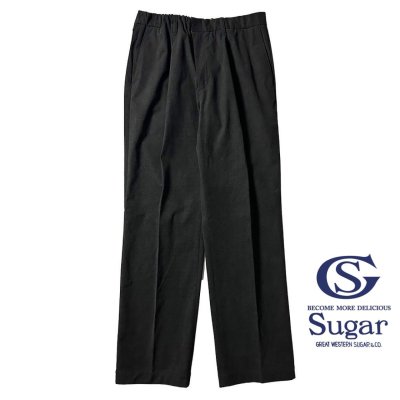 画像1: Sugar & Co.シュガーアンドカンパニー ダディーズ パンツdaddy's pants ALCANTARA　　DARK BROWN