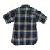 画像2: CUSHMAN 　クッシュマン　SHIRRING CHECK WORK SHIRTS  BLUE/NAVY (2)