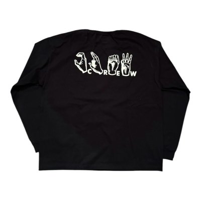 画像2: CUSHMAN  クッシュマンCOTTN GENT-X　L/S　TEE　ブラック