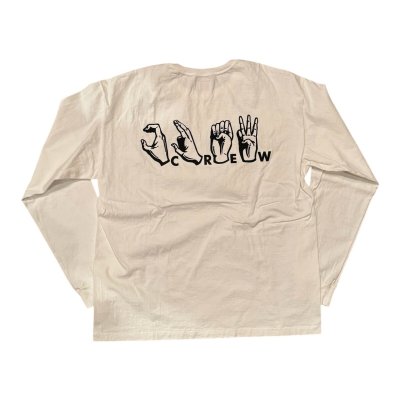 画像2: CUSHMAN  クッシュマンCOTTN GENT-X　L/S　TEE　ホワイト