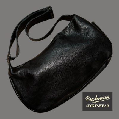 画像1: CUSHMAN クッシュマン　LEATHER SHOULEDR BAG　レザーショルダーメッセンジャーバッグ　