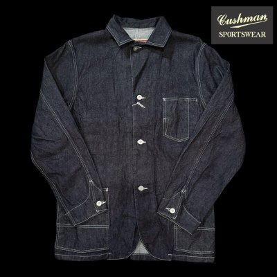 画像1: CUSHMAN(クッシュマン）10oz DENIM COVER ALL