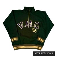 GYPSY＆SONS　CHEER HALF JERSEY  GREEN　グリーン