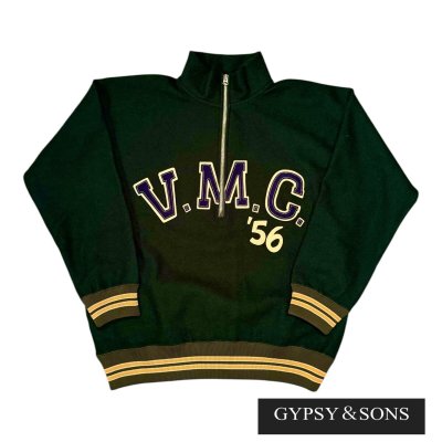 画像1: GYPSY＆SONS　CHEER HALF JERSEY  GREEN　グリーン