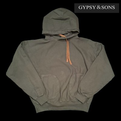 画像1: GYPSY & SONS ジプシーアンドサンズ　80 SWEAT HOODIE SAGE-GREEN