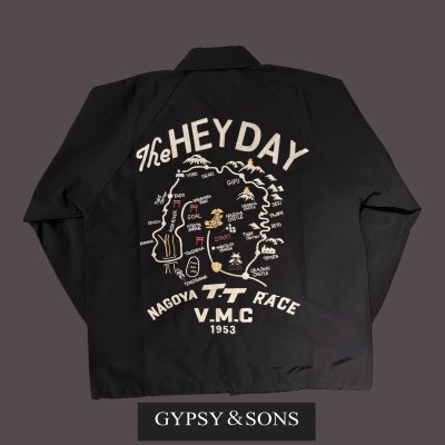 画像1: GYPSY & SONS ジプシーアンドサンズ　HEY DAY 60/40 COACH JK   BLACK