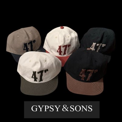 画像1: GYPSY & SONS ジプシーアンドサンズ　TWO TONE CAP 