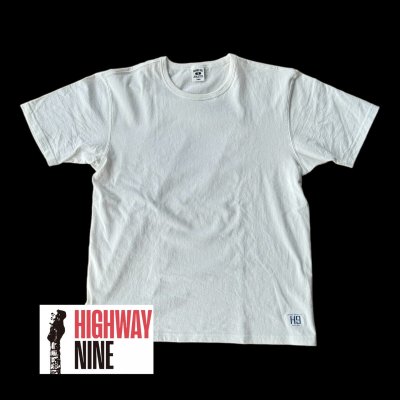 画像1: HIGHWAY NINE　ハイウェイナイン　C-NECK 20/TENJIKU S/S TEE　WHITE ホワイト