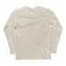 画像2: HIGHWAY NINE　ハイウェイナイン　C-NECK RIB　L/S　Tee　WHITE (2)