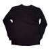 画像2: HIGHWAY NINE　ハイウェイナイン　U-NECK ハニカムサーマルL/S　Tee　ＢＬＡＣＫ　ブラック (2)