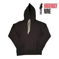 HIGHWAY NINE　ハイウェイナイン　9oz 裏起毛PULL P.K　BLACK