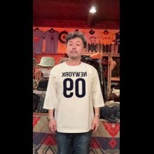 他の写真1: HIGHWAY NINE　ハイウェイナイン　 10/-TENJIKU ROUGH FIT FOOT BALL PRINT TEE　NEW YORK　WHITEホワイト/BLACKブラック