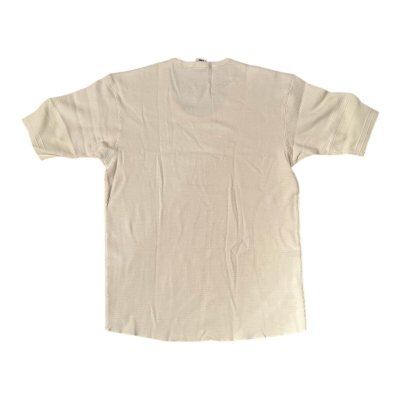 画像2: HIGHWAY NINE　ハイウェイナイン　U-NECK ハニカムサーマルS/S　Tee　NATURAL　ナチュラル