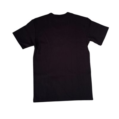 画像2: HIGHWAY NINE　ハイウェイナイン　U-NECK RIB　S/S　Tee　BLACK