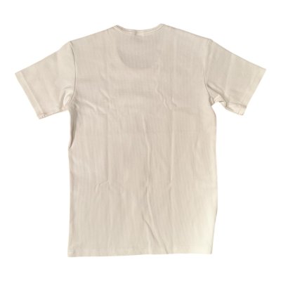 画像2: HIGHWAY NINE　ハイウェイナイン　U-NECK RIB　S/S　Tee　WHITE