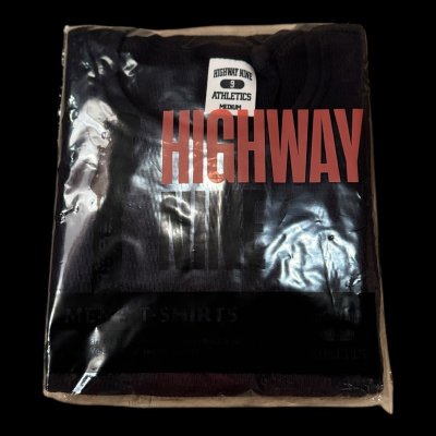 画像5: HIGHWAY NINE　ハイウェイナイン　C-NECK ハニカムサーマルS/S　Tee　BLACK ブラック