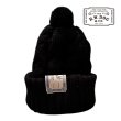 画像1: THE H.W.DOG&CO BIG CABLE KNIT CAP  BLACK  (1)