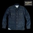 画像1: CUSHMAN(クッシュマン）8oz DENIM DOWN SHRTS　デニムダウンシャツジャケット (1)