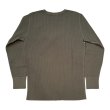 画像2: STUDO D' ARTISAN　 ステュディオ.ダ.ルチザン　HEAVY THERMAL CREW  L/S T-SHIRT  BLUE (2)