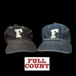 画像1: FULL COUNT フルカウント　6PANEL DENIM F BASEBALL CAP　VINTAGE WASH (1)