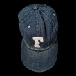 画像4: FULL COUNT フルカウント　6PANEL DENIM F BASEBALL CAP　VINTAGE WASH (4)