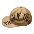 画像3: THE H.W.DOG&CO BIG LOGO SKATE CAP   Beige    Black (3)