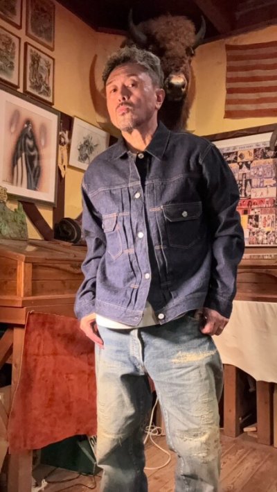 画像1: JELADO   ５５DENIM  JACKET  406XX　　XL