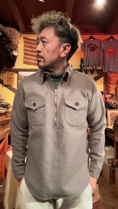 画像1:  (JOHN GLUCKOW)  Storm Shirt    GRAY