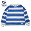 画像1: 「Sugar & Co.」 border　L/S Tee シュガーアンドカンパニー Stacy Stripe Jersey Tシャツ (1)